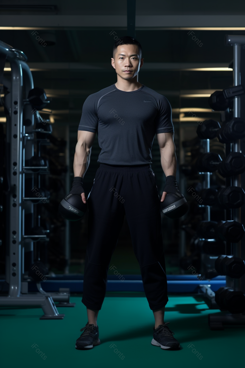 健身房穿着拳击手套的男性摄影图,高清,摄影图,摄影图片,图片大全,摄影图免费下载